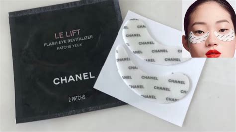 chanel le lift flash eye revitalizer ingredients|chanel le lift eye patch.